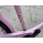 Mestský bicykel 26" Beach Cruiser American style MIAMI ružovo-čierny hliník 17"